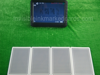 Cartas marcadas fluorescentes, Scanning Camera, Marked Cards